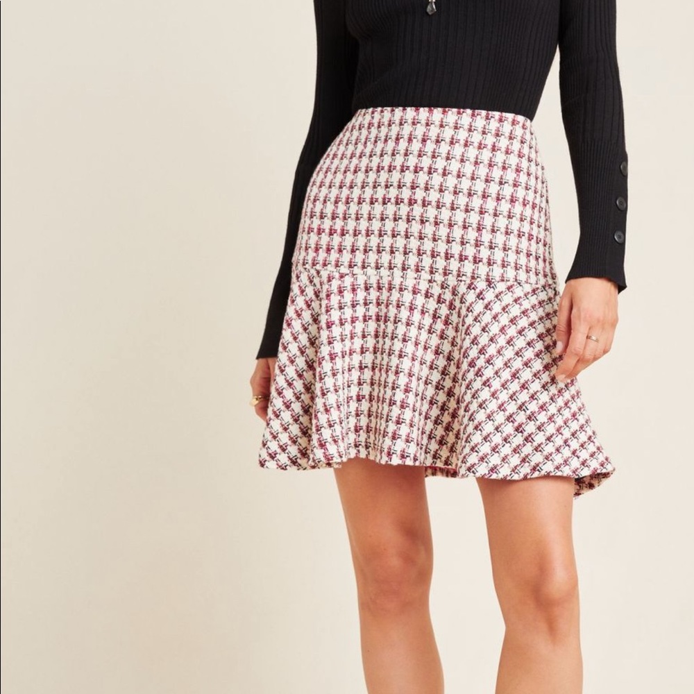Free people winter pink skirt